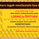 Loeng ja õpituba mesinikele